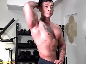 Rocky is a hunk and a fitness enthusiast who loves muscle worship and nipple play.