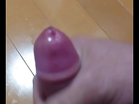 Japanese amateurs leather clad masturbation session with four consecutive cums shots