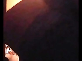 Gay man flashing his pussy