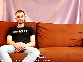 Straight men try out gay sex with Russian stallions