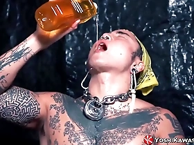 Yoshi Kawasaki’s hardcore solo piss and masturbation session