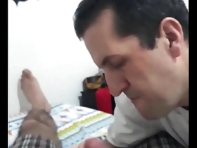 Young and old Colombian gays give blow jobs
