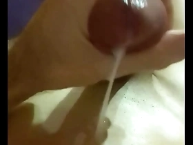 A horny gay boy masturbates and cums.