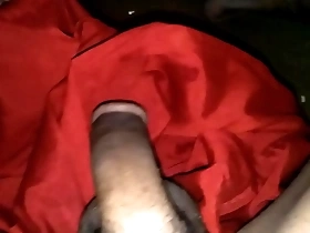 Red silk satin, gay Indian masturbation experience