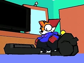 Furry gay porn with animation and dildo play