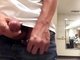 Solo boys erotic adventure with toilet cumfest