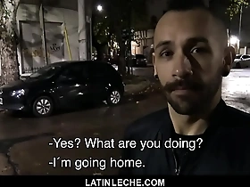 Straight Latino stud gets a rough anal scene with a big cock