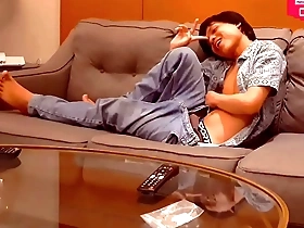 Solo scene with Indonesian Chinese Hansel Thio, fingering and bareback action.