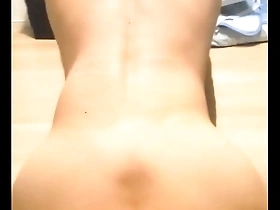 Gay anal fun with fuck machine and black dildo