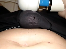 Vegaslife486s big cock gets a Hitachi treatment