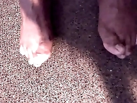 Amateur casting with foot fetish on New Years Day