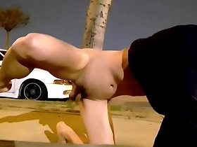 Solo boys big cock cums hard after drinking pee