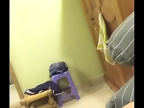 Gay Vietnamese man gives blow job to step brother
