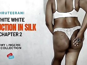 Beautiful transsexual in silk, big ass solo performance.