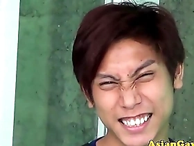 Golden shower fetish with Asian twinks rimming and sucking