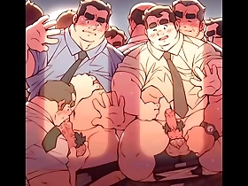 Hot gay anal sex and blowjobs in Makumoon animation compilation