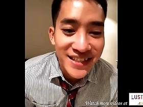 Muscular Vietnamese man has raw sex with a gay Thai man