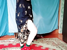 CrossdresserKitty in MILF dress, hot gay video
