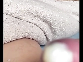 Gay masturbation with rubber toy and cum dump