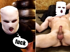 Russian homemade video with gay muscle humiliation and blowjob