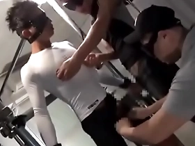 Gay bondage with an Asian hottie