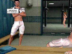 Gay animated film with Arab and black characters in 3D.