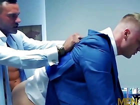Boss Manuel Skye is a kinky gay tycoon who enjoys anal sex with his subordinate, Johan Kane.