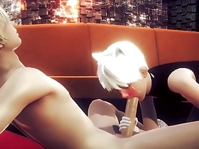 Sissy Alan serves up a plate of Yaoi-style femboy fun with a handjob and blowjob